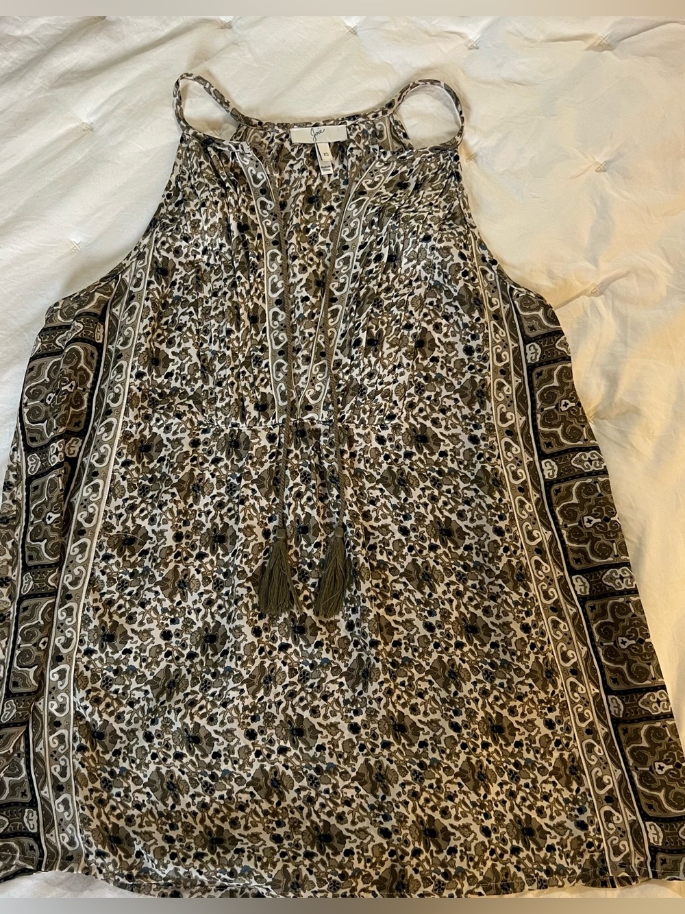 Joie 100% Silk Fall transition top.
